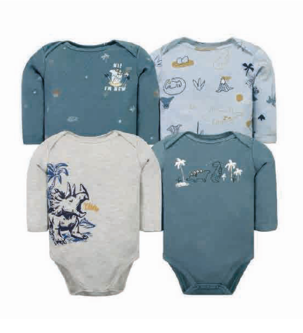 Set 4 bodys bebe m/l