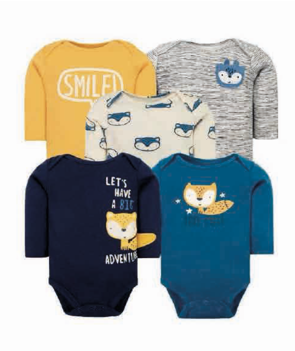 Set 5 bodys bebe m/l