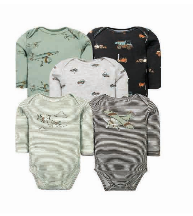 Set 5 bodys bebe m/l