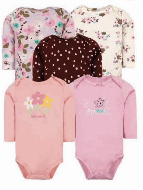 Set 5 bodys beba m/l