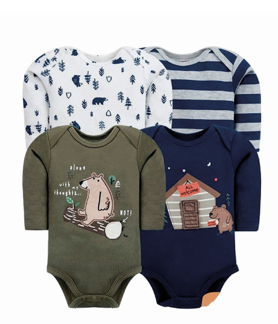 Set 4 bodys bebe m/l