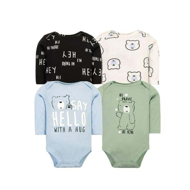 Set 4 bodys bebe m/l