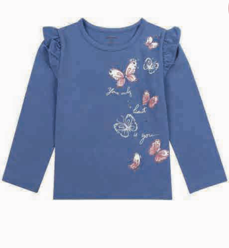 Polera manga larga niña