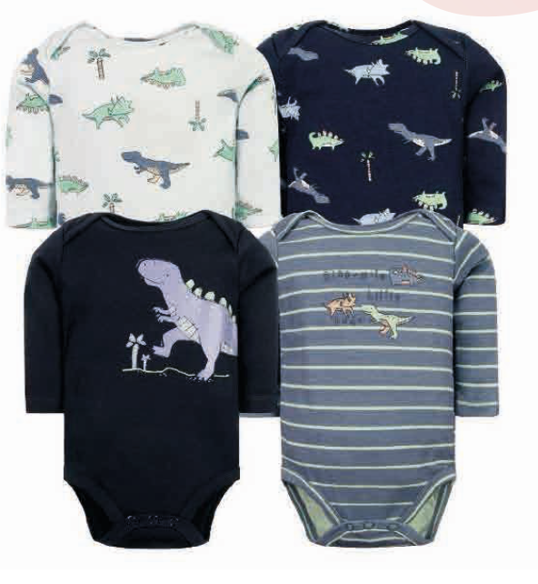 Set 4 bodys bebe m/l